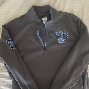 Knights Apparel Gray Zip-Up Sweater